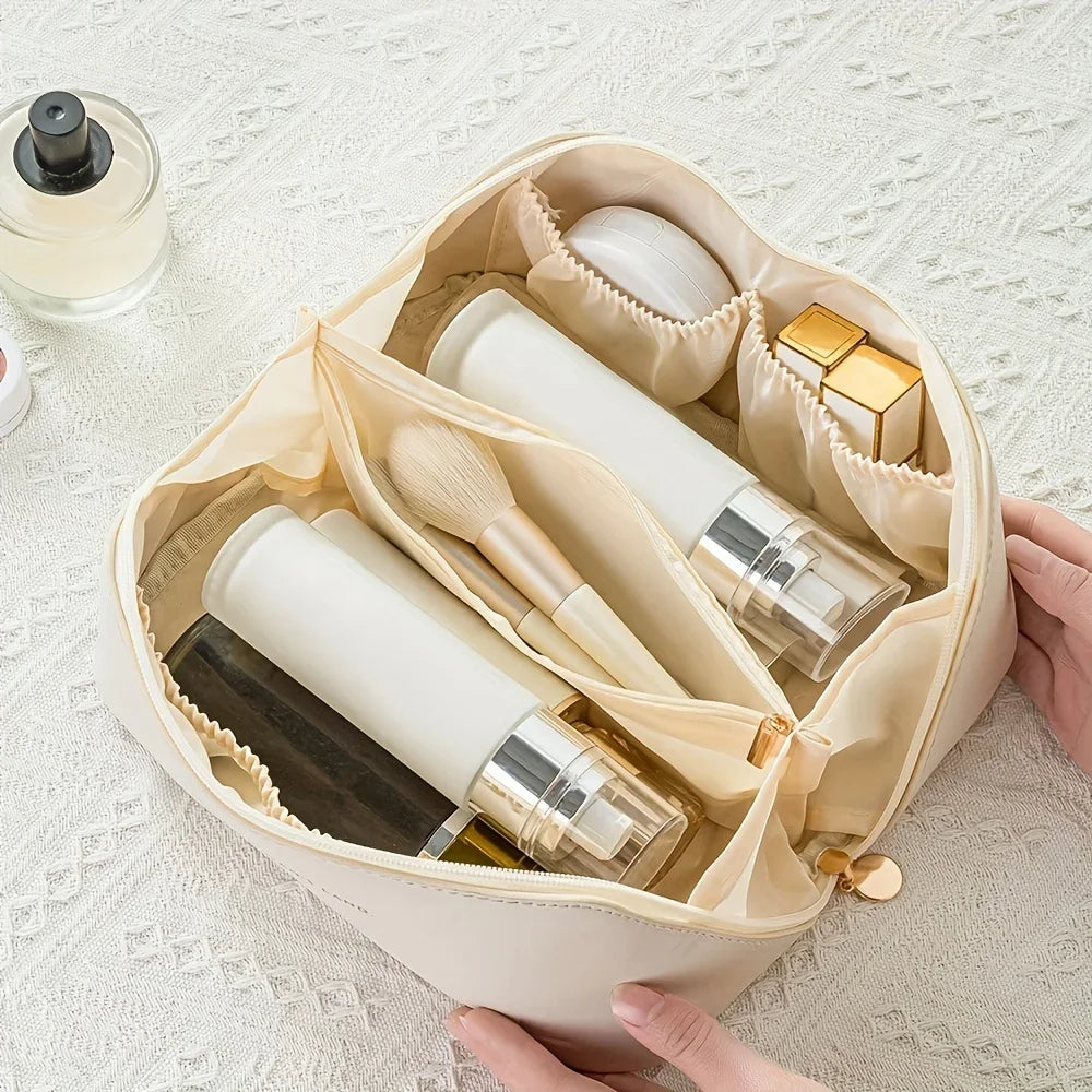 MAKEUP ORGANIZER FEMALE TOILETRY KIT BAG MAKE UP CASE STORAGE POUCH LUXURY LADY BOX,